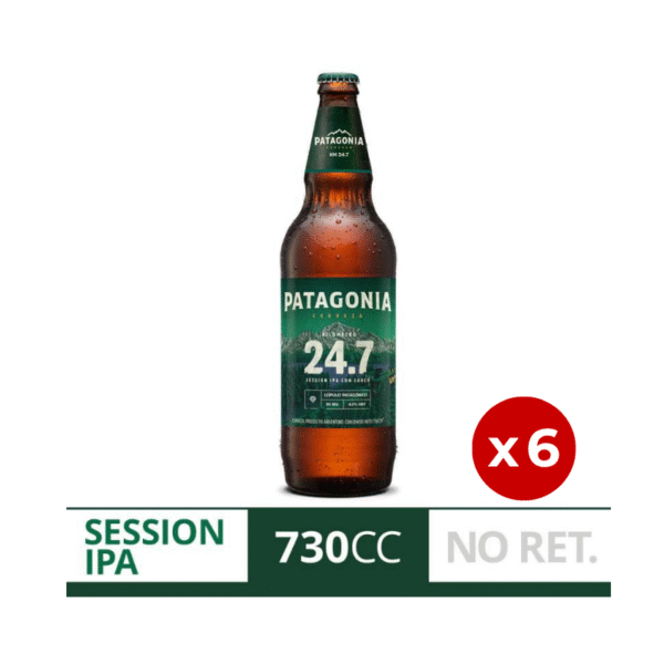 PACK X 6 - Cerveza Patagonia 24.7 750 Ml